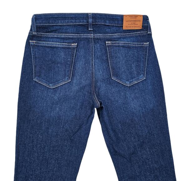 Bootcut Jeans Lucky Brand Lolita Size 8 / 29 Dark Wash Stretch Denim Women's - Picture 9 of 10